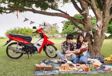 Wave Alpha 110cc “đắm mình” trong cuộc sống hiện đại