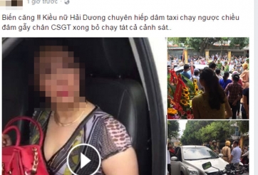 Sự thật vụ 'kiều nữ Hải Dương' đâm xe gãy chân CSGT