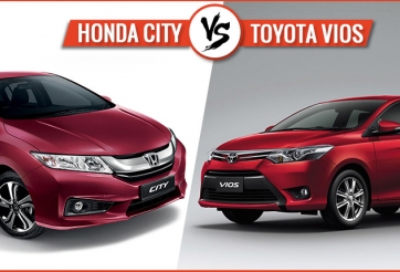 So sánh chi tiết Honda City 2017 và Toyota Vios tại Việt Nam