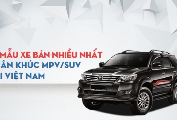 Những mẫu MPV/SUV bán chạy nhất nửa đầu năm 2017