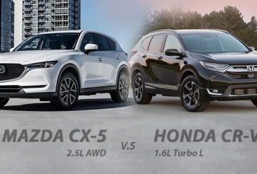 So sánh Mazda CX-5 và Honda CR-V bản cao cấp nhất vừa ra mắt