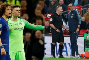 Từ chối rời sân, Kepa có vi phạm luật thi đấu?