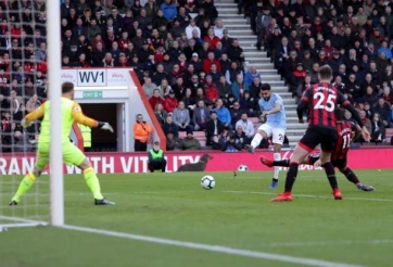VIDEO: Mahrez mở tỷ số trận đấu Bournemouth vs Man City