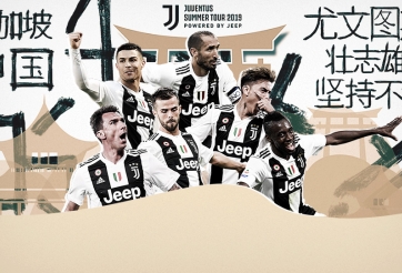 Lịch du đấu mùa hè của Juventus: Châu Á chào đón Ronaldo