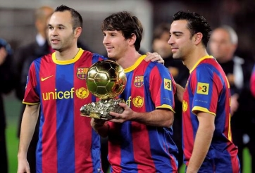 VIDEO: Những pha đập nhả đẹp mắt giữa Xavi, Messi và Iniesta