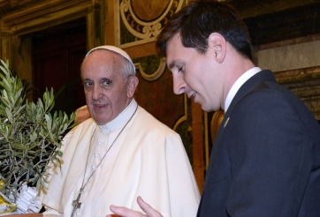 Giáo hoàng Francis: 'Messi không phải là Chúa'