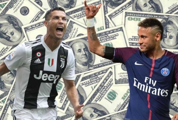 Ronaldo, Neymar lọt vào đội hình đắt nhất lịch sử bóng đá