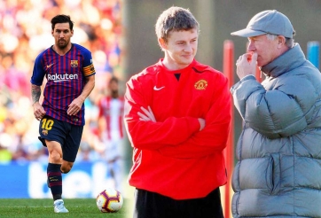 Sir Alex hiến kế cho Solskjaer về cách ngăn chặn Messi