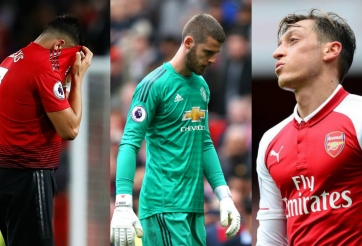 Đội hình tệ nhất Ngoại hạng Anh 2018/19: MU áp đảo