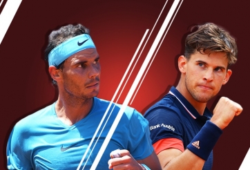 Lịch thi đấu chung kết Roland Garros: Nadal chạm trán Thiem