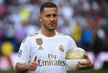 Hazard: 'Tôi đến Real Madrid để trở thành cầu thủ hay nhất thế giới'