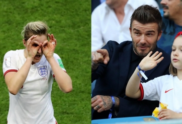 Nữ tuyển Anh lập siêu phẩm 'nã đại bác' khiến Beckham 'ngả mũ thán phục'