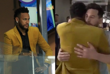 Hành động đẹp của Neymar với Messi sau trận Brazil và Argentina
