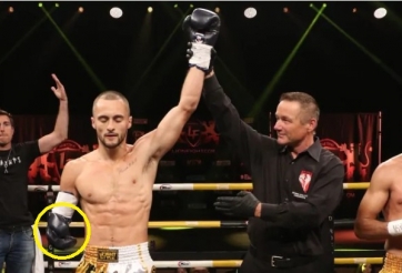 Võ sĩ cụt tay tung 'độc chiêu' hạ knock-out đối thủ