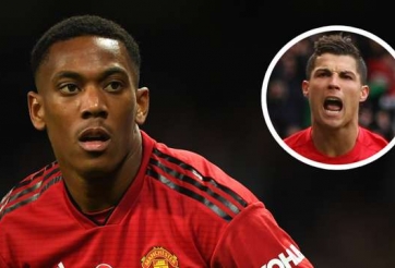 Martial phá kỷ lục của Ronaldo trong màu áo MU