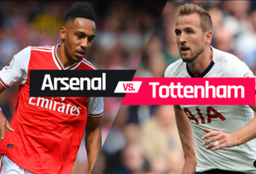 Đội hình kết hợp Arsenal vs Tottenham: 'Song sát' Kane - Aubameyang