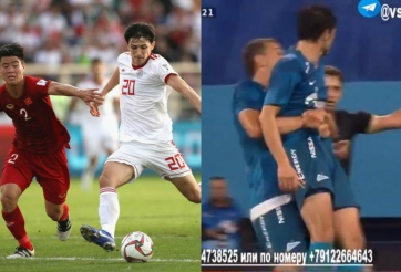 Không chịu thay người, chân sút từng xé lưới Việt Nam bị đàn anh nhấc bổng ném ra khỏi sân