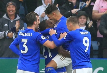 Chiến thắng hủy diệt, 'Bầy cáo' Leicester vươn lên top 3 NHA