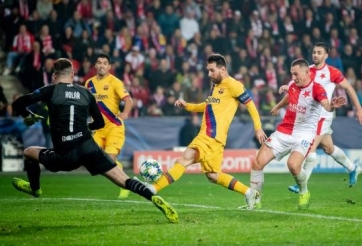 Messi nổ súng, Barca vất vả đánh bại đội bóng 'lót đường'