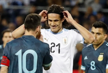 Messi đáp trả Cavani: 'Bất cứ khi nào mày muốn đánh nhau'