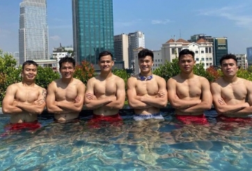 U22 Việt Nam khoe body 6 múi trước ngay lên đường dự SEA Games 30
