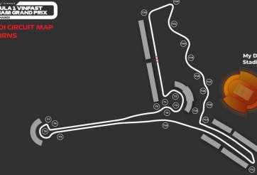 Đường đua F1 tại Việt Nam thay đổi cấu trúc