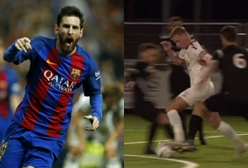 VIDEO: Cầu thủ nghiệp dư solo ghi bàn không kém gì Messi