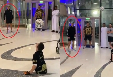 VIDEO: Ronaldo chơi bóng cùng chàng trai bị mất đôi chân