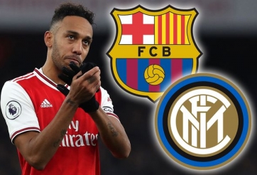 Chuyển nhượng ngày 1/1: Inter và Barca 'đại chiến' vì Aubameyang