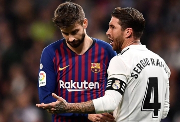 Ramos đáp trả Pique: 'Madrid tệ nhất? Tôi thích chiến thắng như vậy'