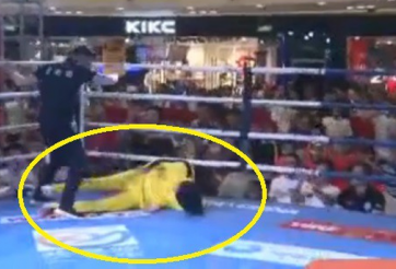 VIDEO: 'Bản sao Lý Tiểu Long' bị hạ knock-out vì mất côn nhị khúc