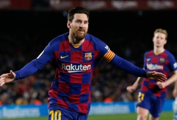 Messi nổ súng giúp Barca tạm vươn lên dẫn đầu La Liga