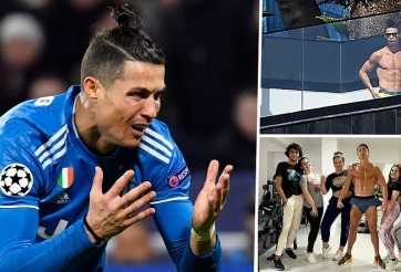 Ronaldo bị chỉ trích vì cách ly tại quê nhà