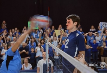 HÀI HƯỚC: Dùng mặt ghi điểm 'bá đạo' nhất lịch sử bóng chuyền