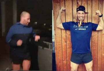 Cách ly tại nhà, người đàn ông chạy 42km trong 7 tiếng ngoài ban công