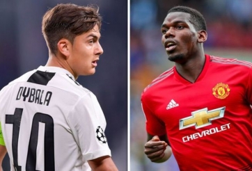 Chuyển nhượng tối 28/3: Dybala + 55 triệu bảng = Pogba?