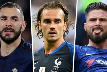 Griezmann bênh vực Giroud trong vụ tranh cãi với Benzema
