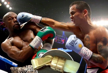 VIDEO: 'Độc cô cầu bại' Mayweather bị đối thủ đấm gãy răng