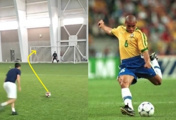 VIDEO: Hơn 2,5 triệu lượt xem bàn thắng tái hiện siêu phẩm của Roberto Carlos
