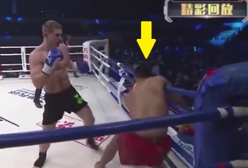 Nhà vô địch tán thủ Trung Quốc bị hạ gục chóng vánh ngay tại quê nhà