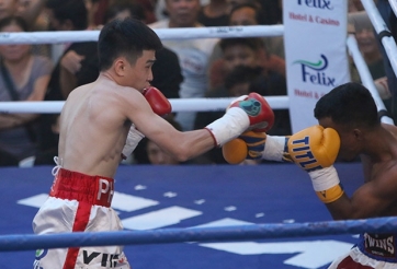 Võ sĩ Việt Nam trút 'mưa' đòn khiến cao thủ Thái Lan tối tăm mặt mũi