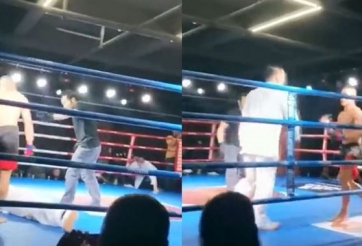 Cao thủ Võ Đang Trung Quốc bị võ sĩ MMA đấm gục chỉ sau 2 giây