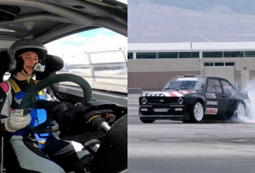 VIDEO: Bé gái 13 tuổi xinh đẹp trổ tài drift vô cùng điêu luyện