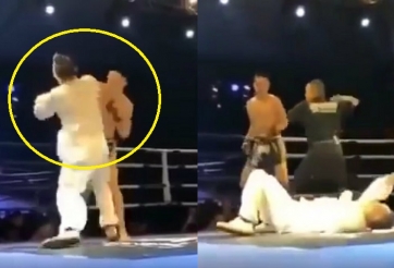 Cao thủ Thái Cực Quyền bị võ sĩ nghiệp dư đấm gục chỉ sau 5 giây