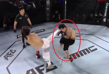 Dính 'mưa' đòn, cao thủ Kung fu Trung Quốc bị hạ gục chóng vánh