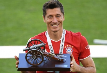 Lewandowski giành danh hiệu Vua phá lưới Bundesliga 2019/20