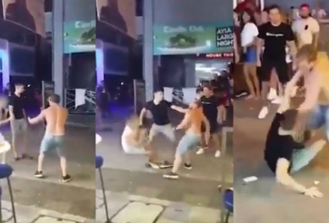 Khiêu khích võ sĩ MMA, 2 thanh niên xấc xược bị đánh 'tối tăm mặt mũi'