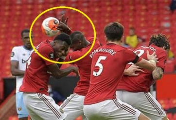 Maguire: 'Pogba lẽ ra nên đưa mặt đỡ bóng thay vì dùng tay'
