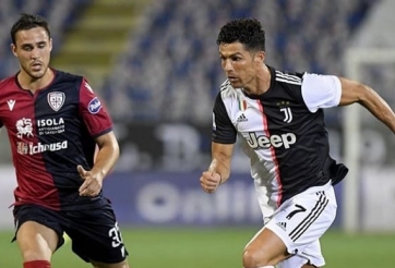 Ronaldo im tiếng, Juventus bất ngờ gục ngã trước Cagliari