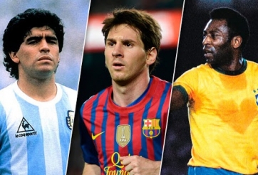 'Messi vĩ đại hơn Pele, Maradona'